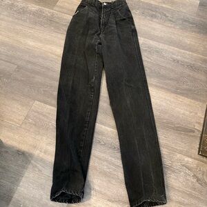 Vintage Blaze Riding Gear Hawk High Waisted Black Western Jeans 3/25 Women’s